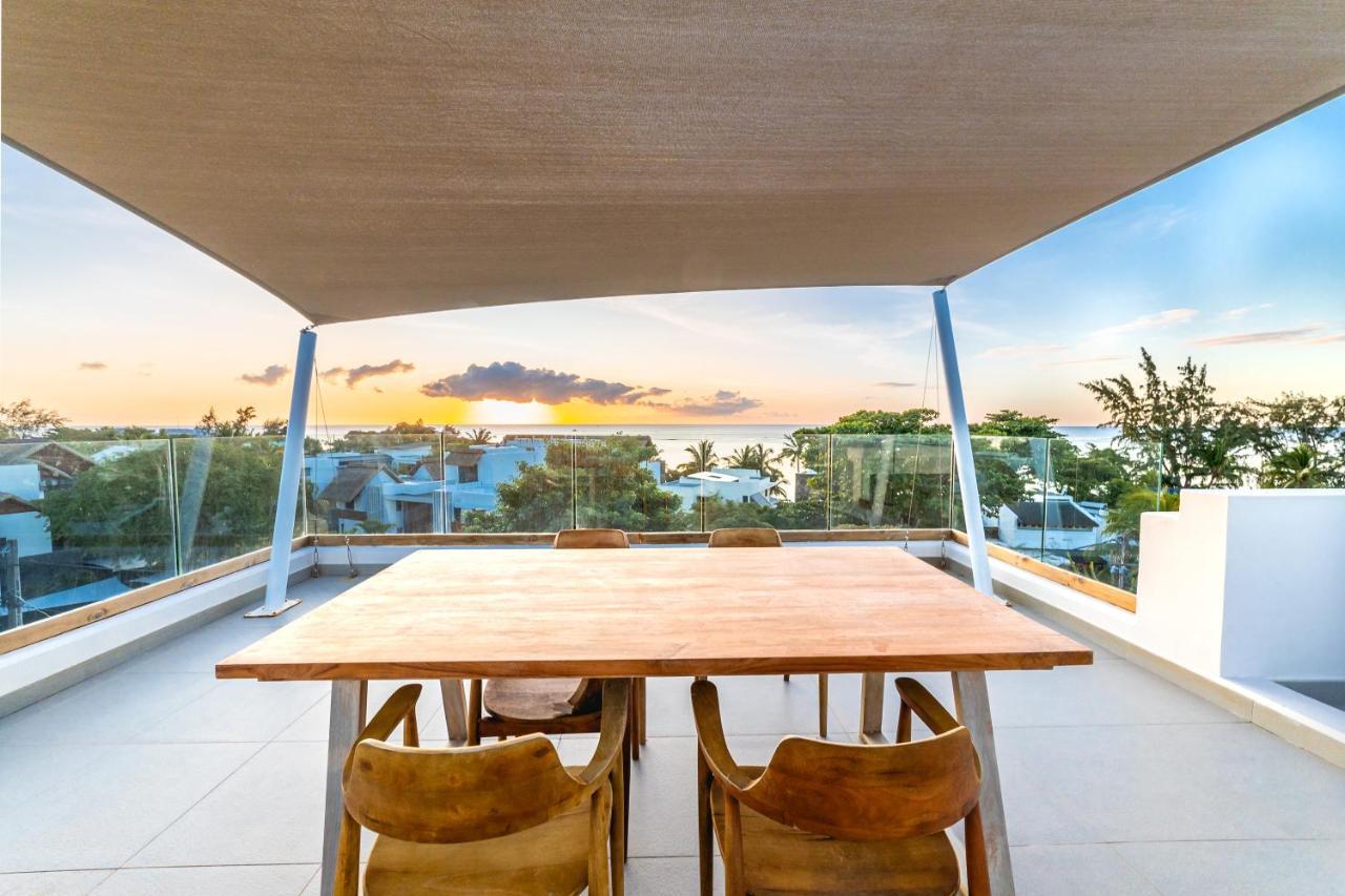Penthouse 13 - One Bay Residence With Private Rooftop Terrace And Dip In Pool Pereybere Beach Zewnętrze zdjęcie